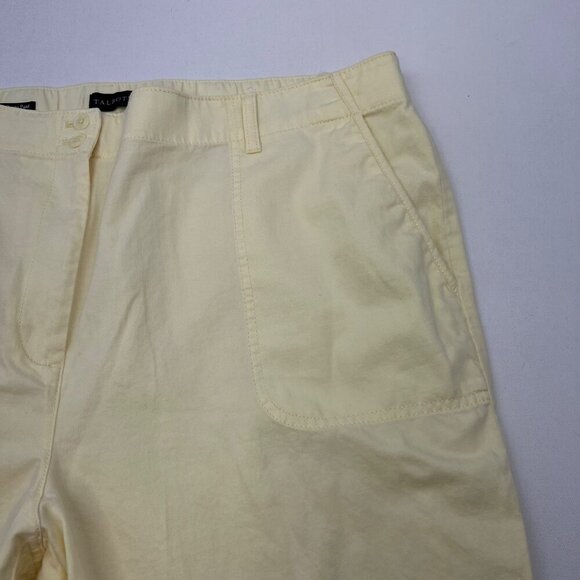Talbots Womens Supersoft Cargo Pants High Rise Yellow Size 22W - Picture 3 of 10